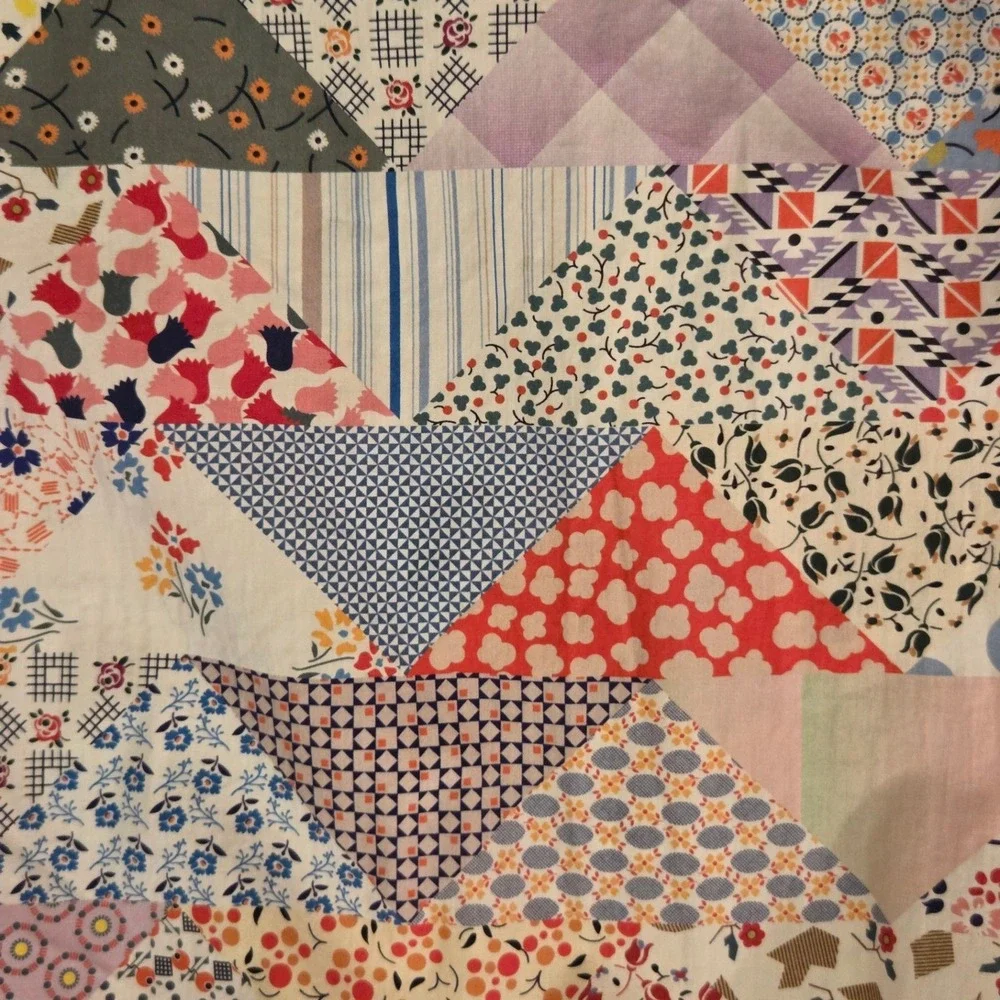Carleen Anthropologie Patchwork Dress Prairie Cottagecore Rare Artisan Mini XS-S - Picture 7 of 13